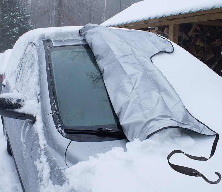 Omnigineer FrostShield Windshield Cover – All-Season Protection with Magnetic Hold ❄️🚗