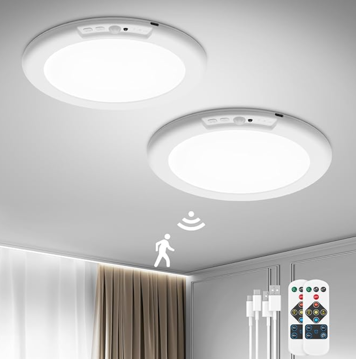 Omnigineer SmartGlow™ - Motion Sensor Ceiling Light