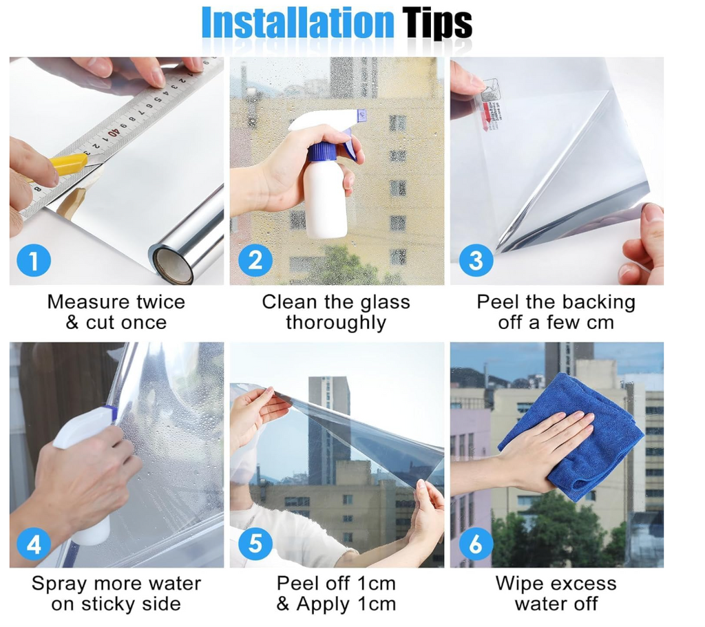 🌞 Omnigineer One-Way Privacy Window Film