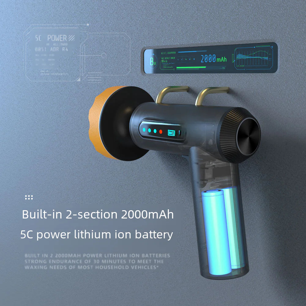 Wireless Car Waxing and Polishing Tool for Home Use