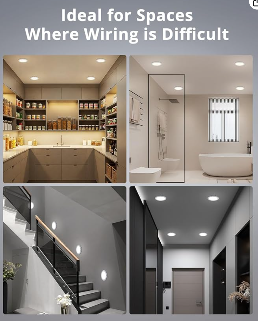 Omnigineer SmartGlow™ - Motion Sensor Ceiling Light