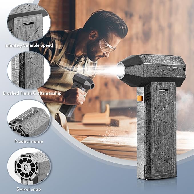 🚀 Omnigineer Turbo Fan Dust Blower