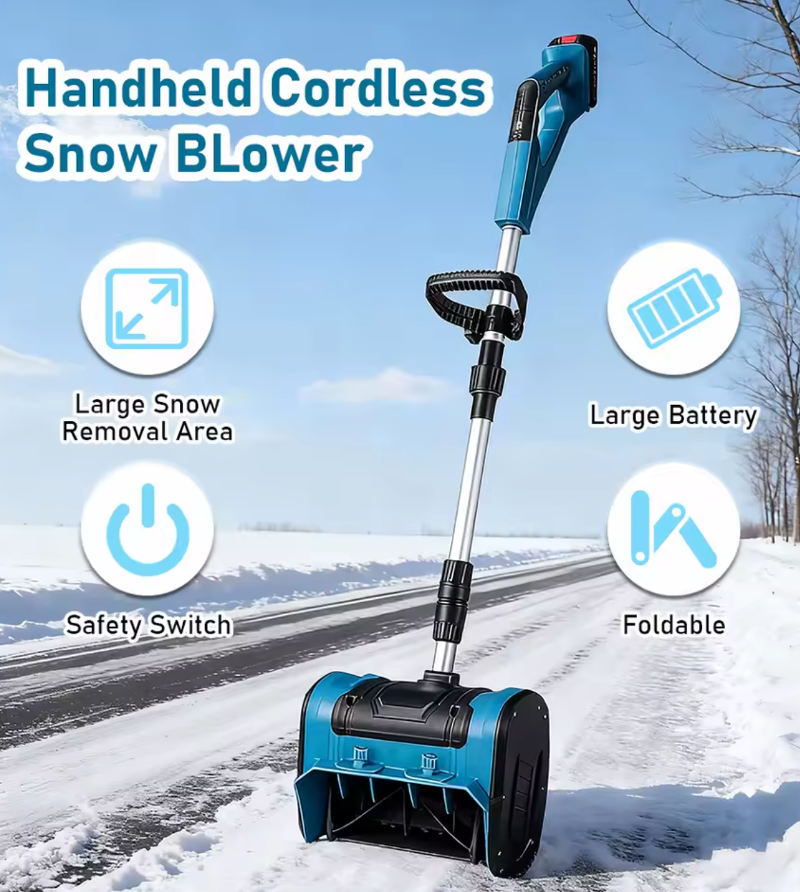 ❄️ Omnigineer® Electric Snow Shovel
