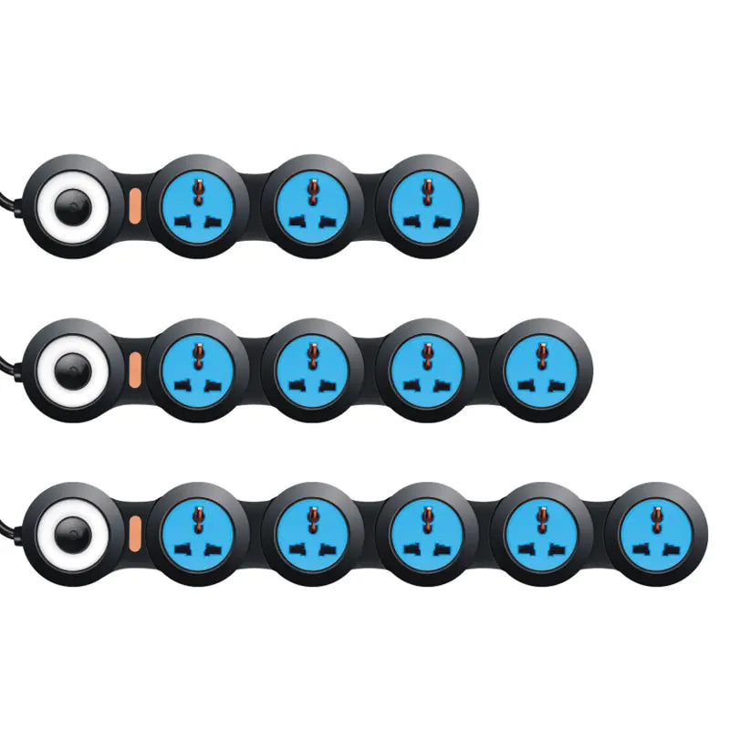 Customizable Folding Rotating Power Strip for Global Use